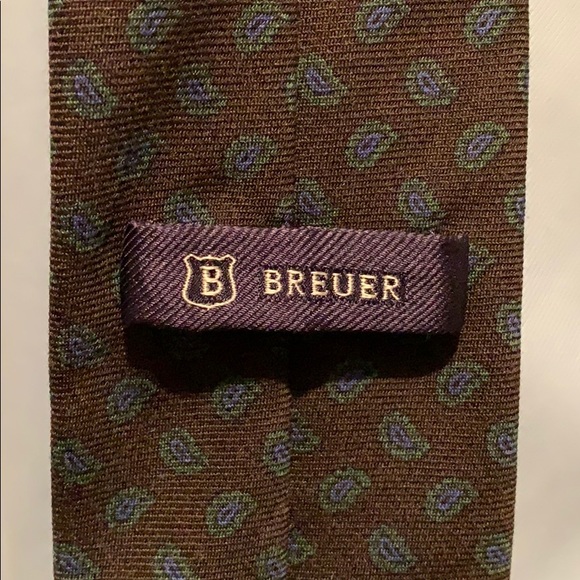 Breuer Earthtone Necktie 👔 - Picture 3 of 6